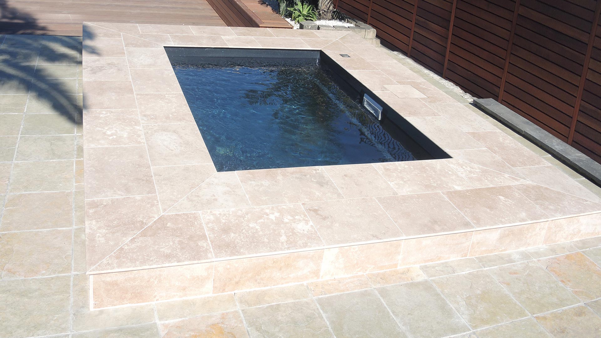 The Fiji Plunge Leisure Pools Fiberglass Inground Swimming Pools And Spas